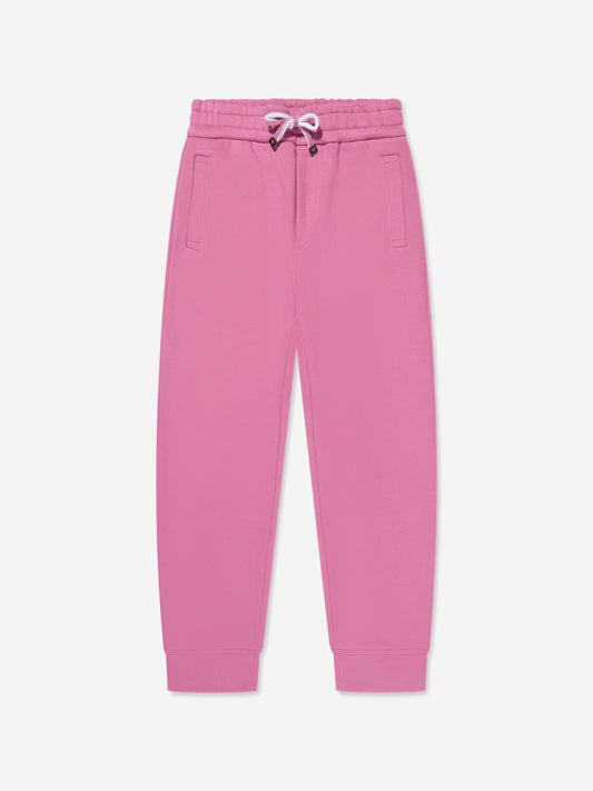Emporio Armani 女童徽标慢跑裤