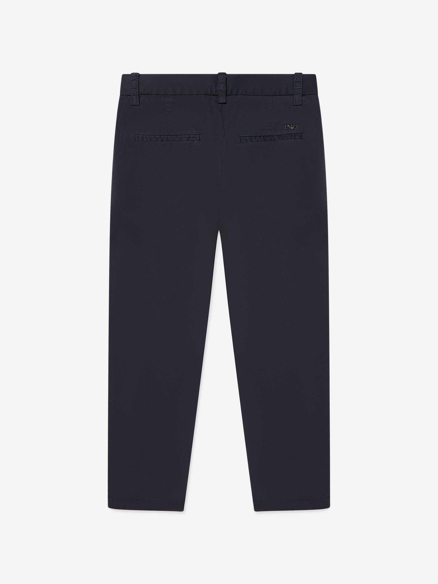 Emporio Armani 男童海军蓝品牌长裤