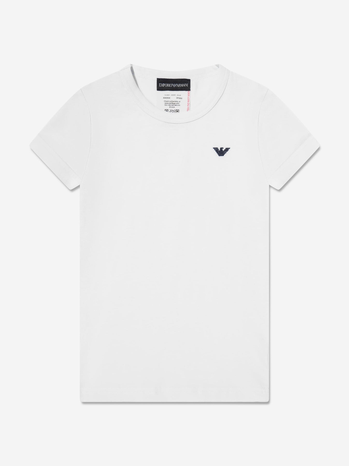 Emporio Armani 男童 2 件装 T 恤套装（海军蓝）