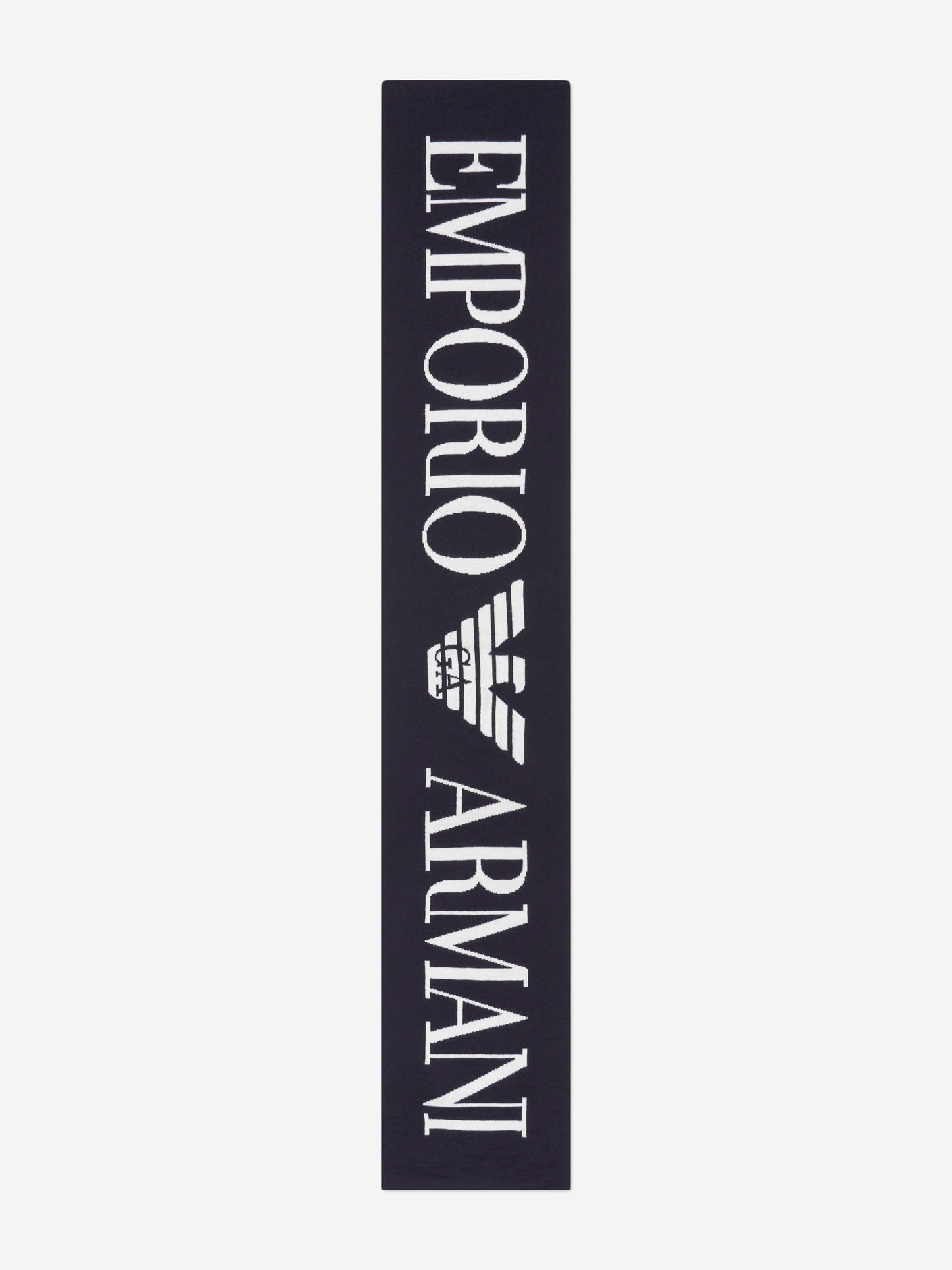 Emporio Armani 男童帽子和围巾套装（海军蓝）