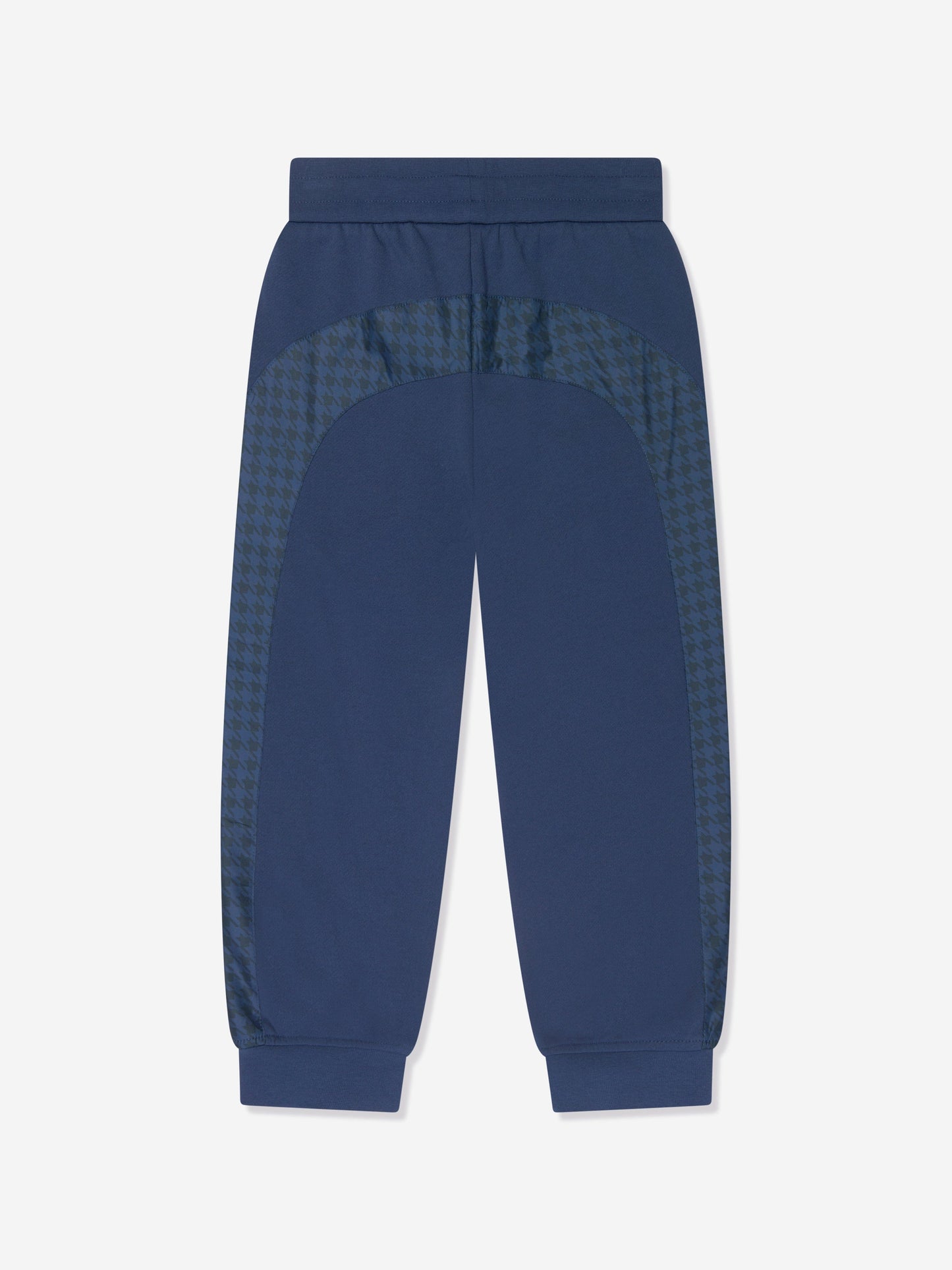 Emporio Armani 男童蓝色徽标慢跑裤