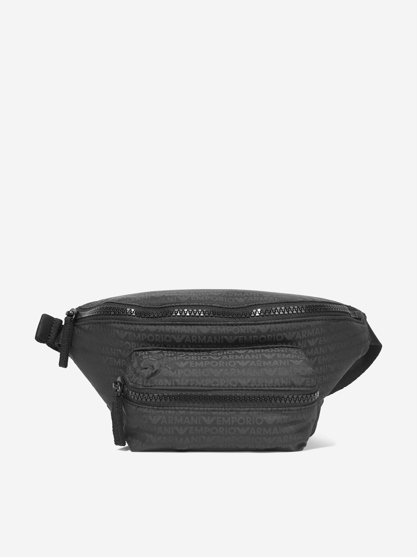 Emporio Armani Boys 徽标腰包（绿色）（23 厘米）