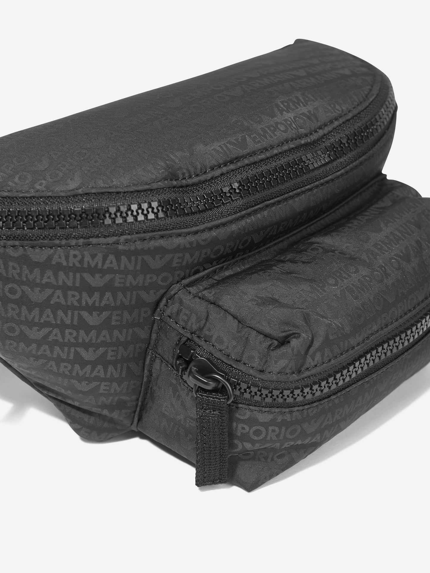 Emporio Armani Boys 徽标腰包（绿色）（23 厘米）