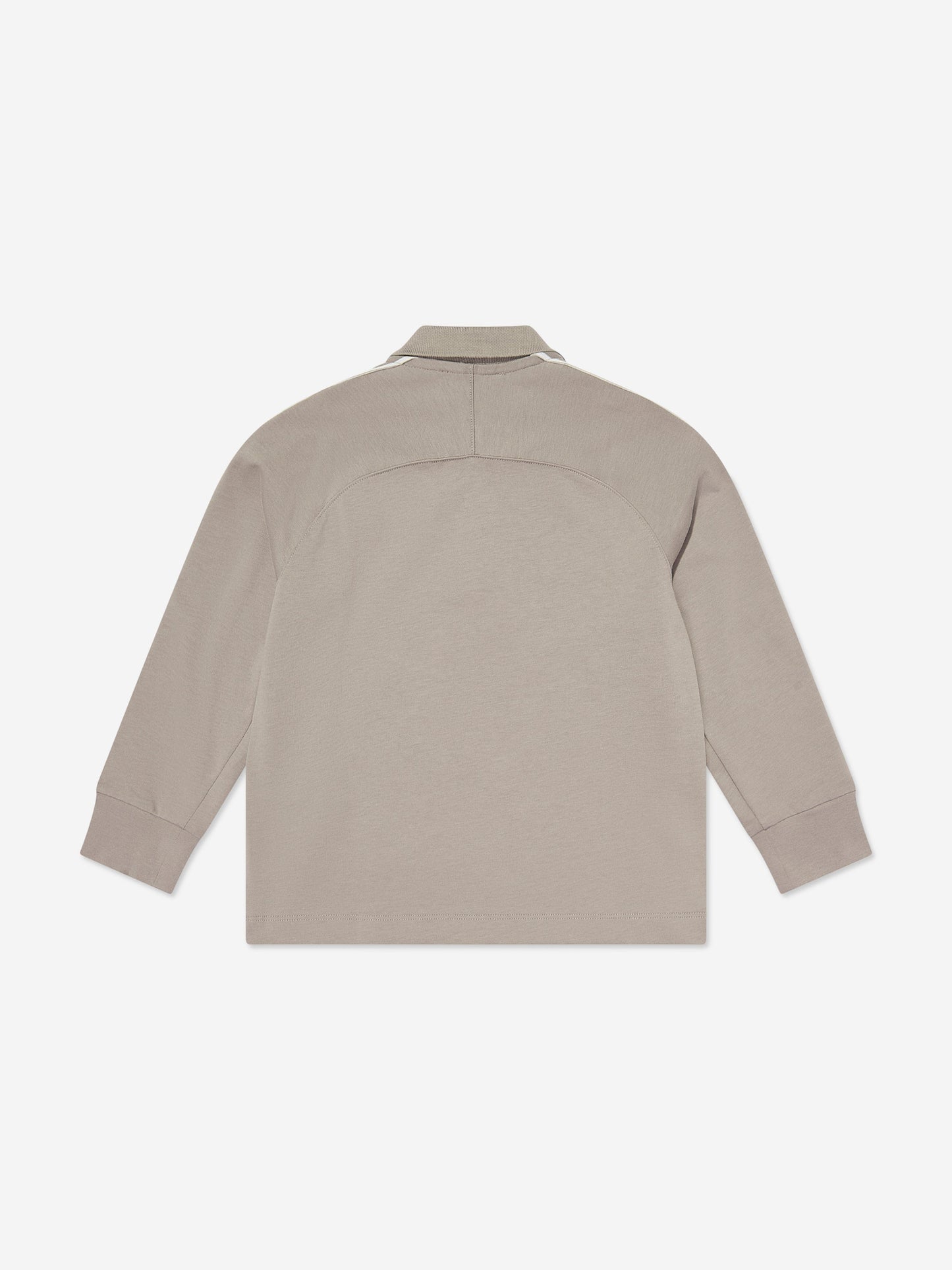 Emporio Armani 男童长袖 Polo 衫（米色）