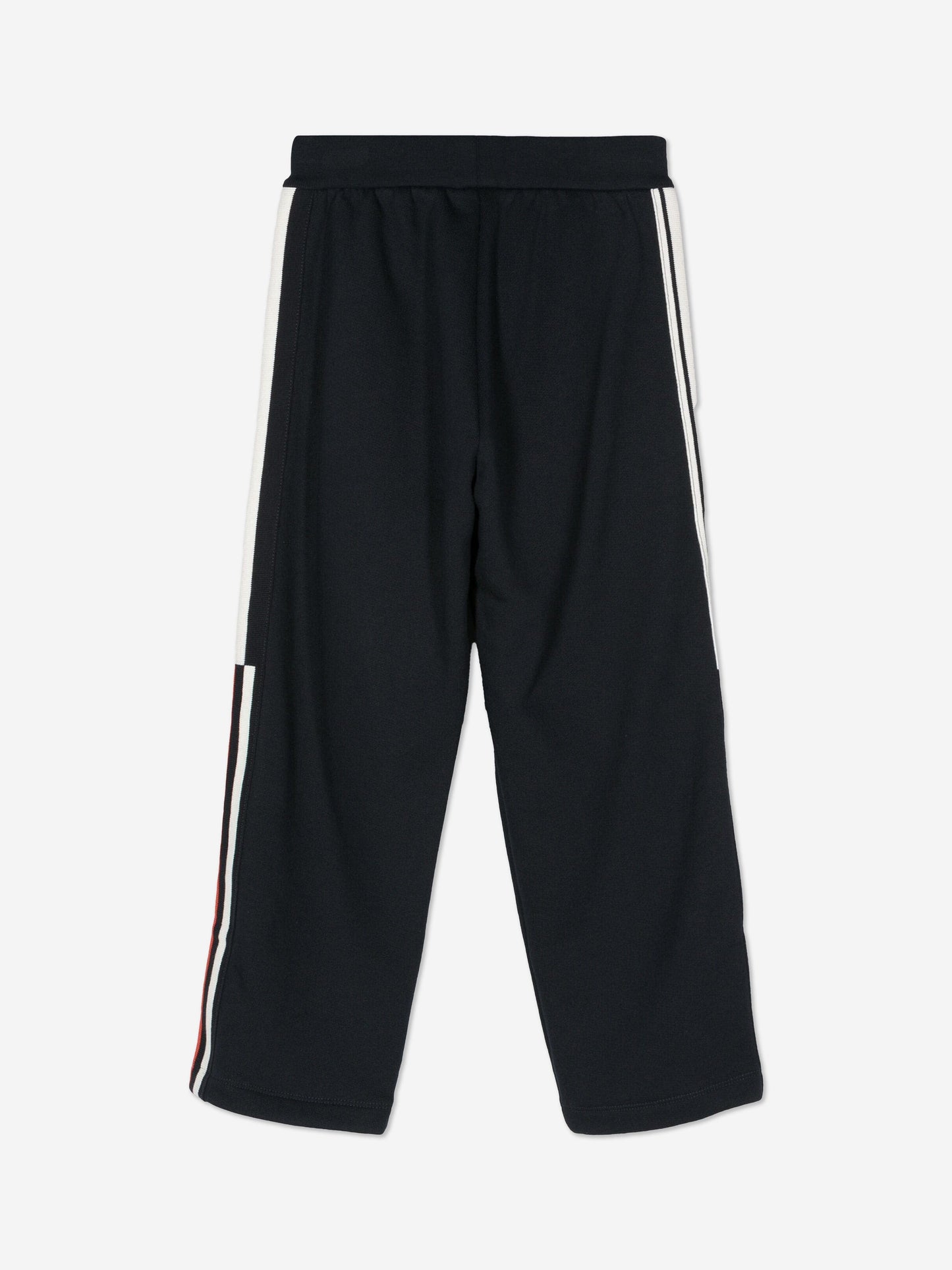 Emporio Armani 男童海军蓝徽标慢跑裤