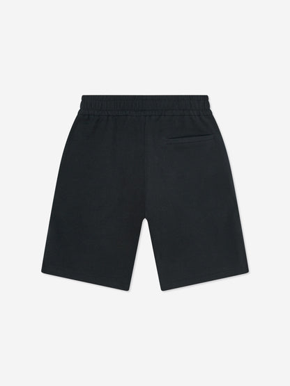 Emporio Armani 男童海军蓝徽标百慕大短裤