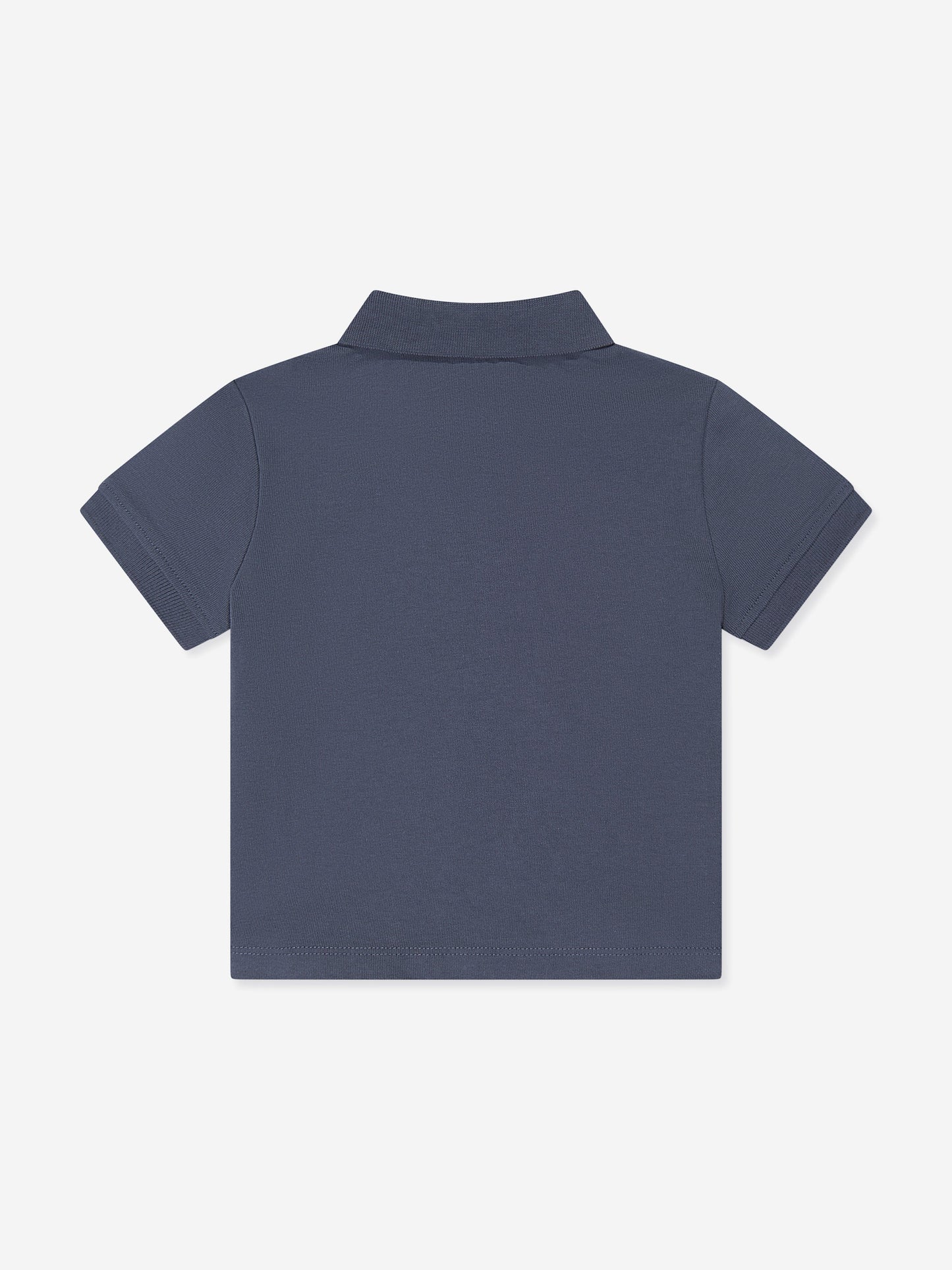 Emporio Armani 男婴蓝色徽标 Polo 衫
