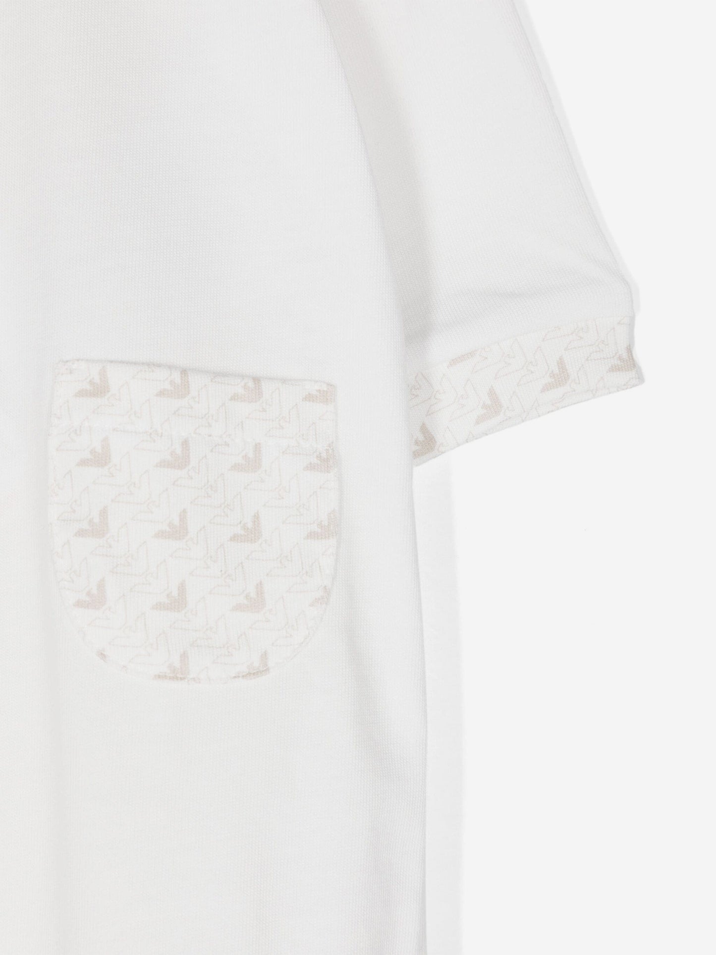 Emporio Armani Baby Logo 婴儿连体衣礼品套装（白色）