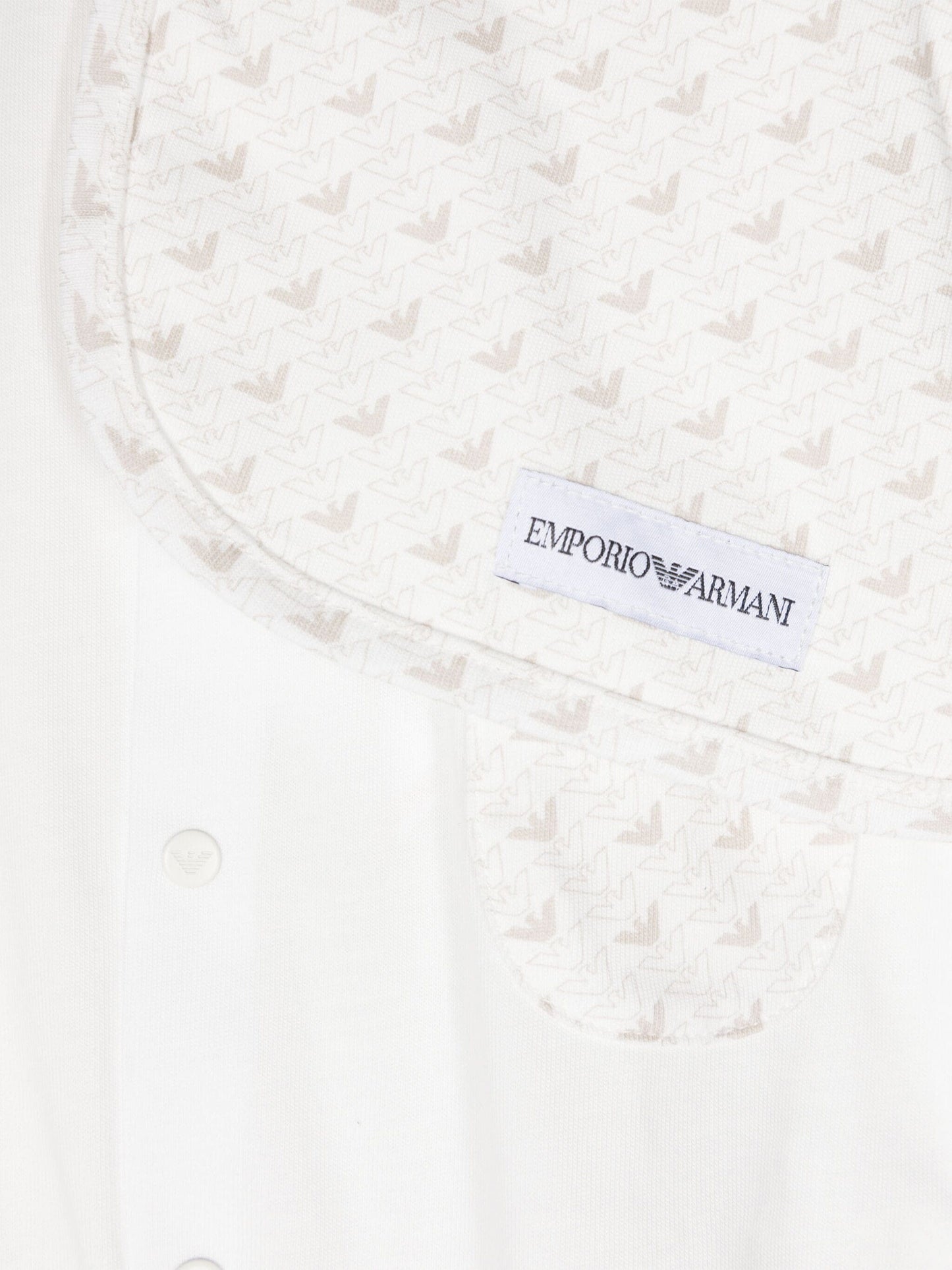 Emporio Armani Baby Logo 婴儿连体衣礼品套装（白色）