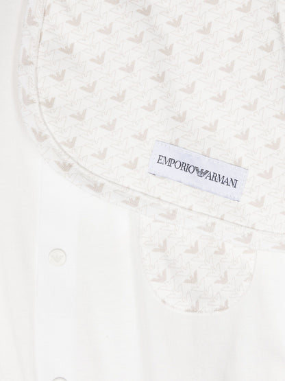 Emporio Armani Baby Logo 婴儿连体衣礼品套装（白色）