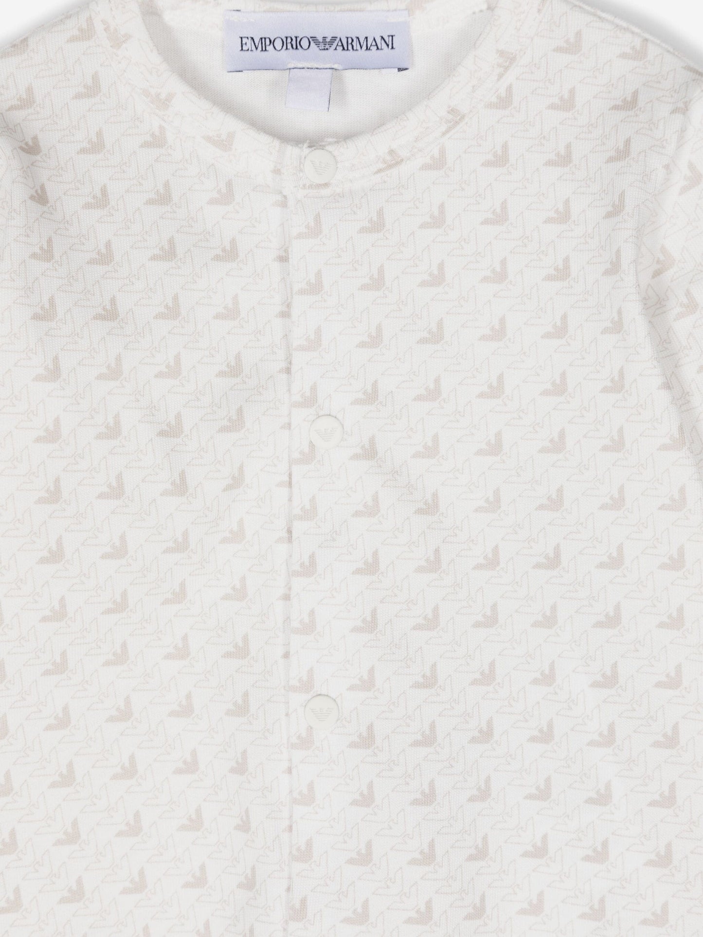 Emporio Armani Baby Logo 婴儿连体衣礼品套装（米色）