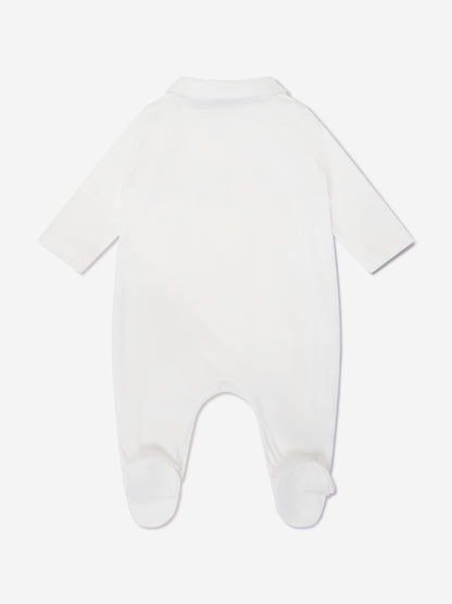 Emporio Armani Baby Logo 婴儿连体衣（白色）