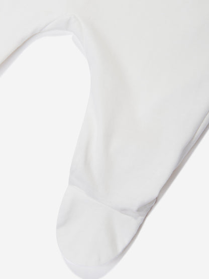 Emporio Armani Baby Logo 婴儿连体衣（白色）
