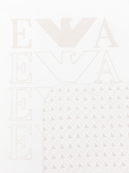 Emporio Armani 婴儿平纹细布套装（米色）