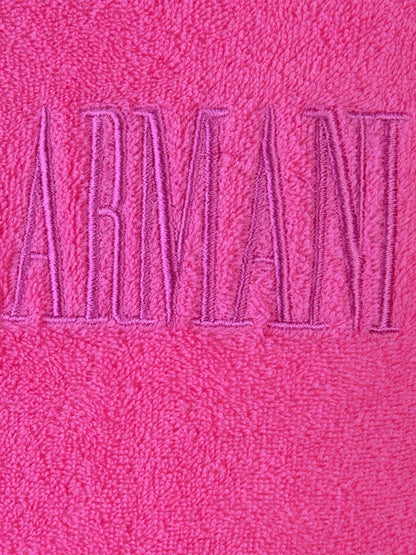 Emporio Armani 女童连衣裙 - 棉质法国毛圈布连衣裙