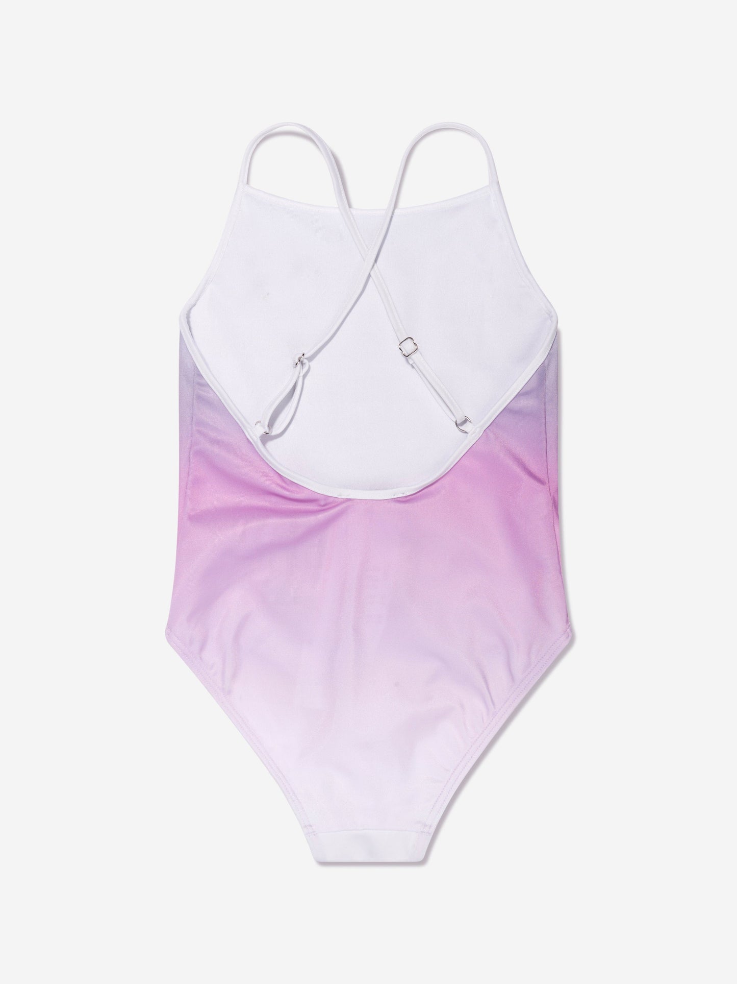 Emporio Armani 女童粉色徽标泳衣