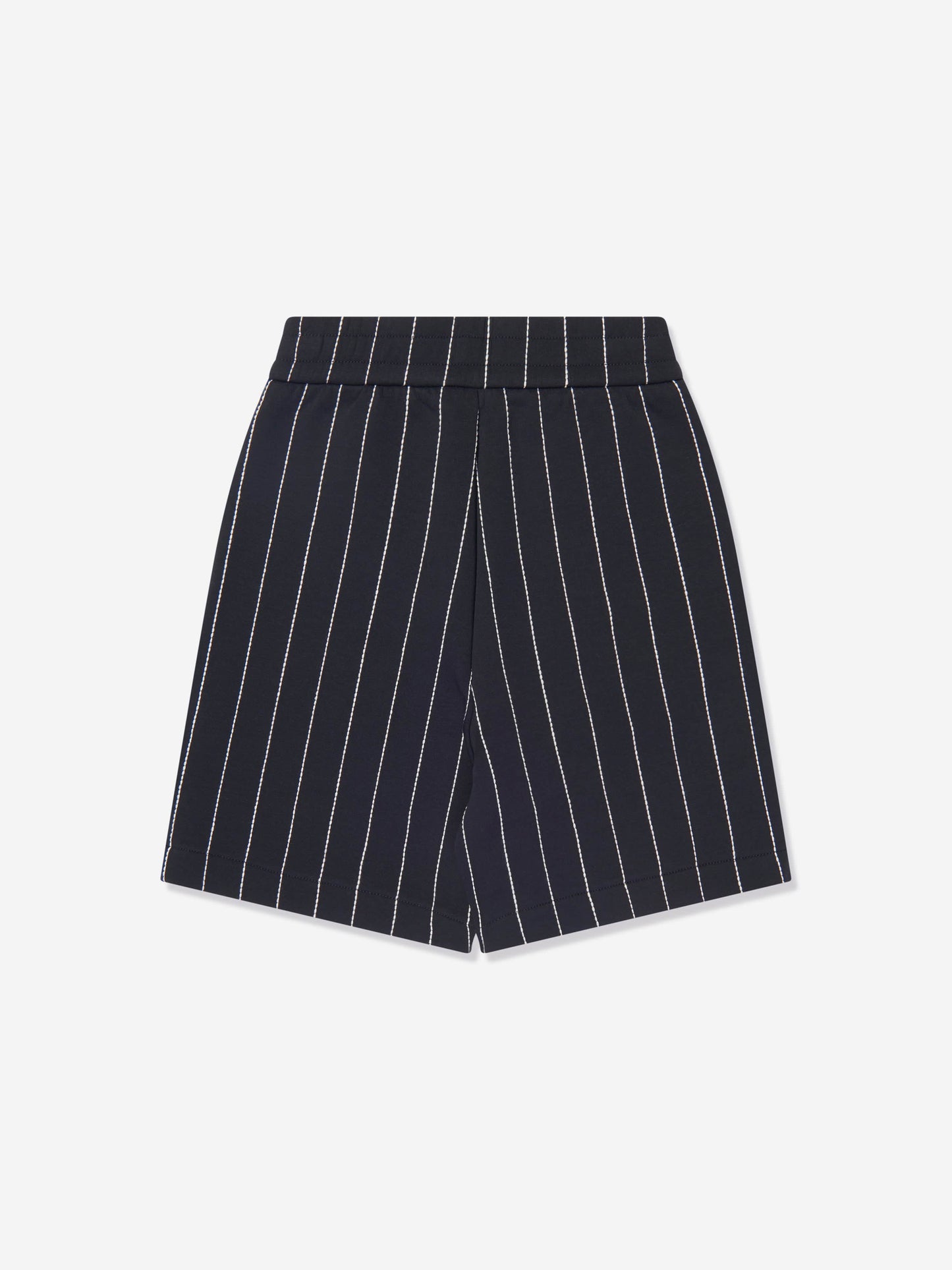 Emporio Armani 男童海军蓝条纹短裤