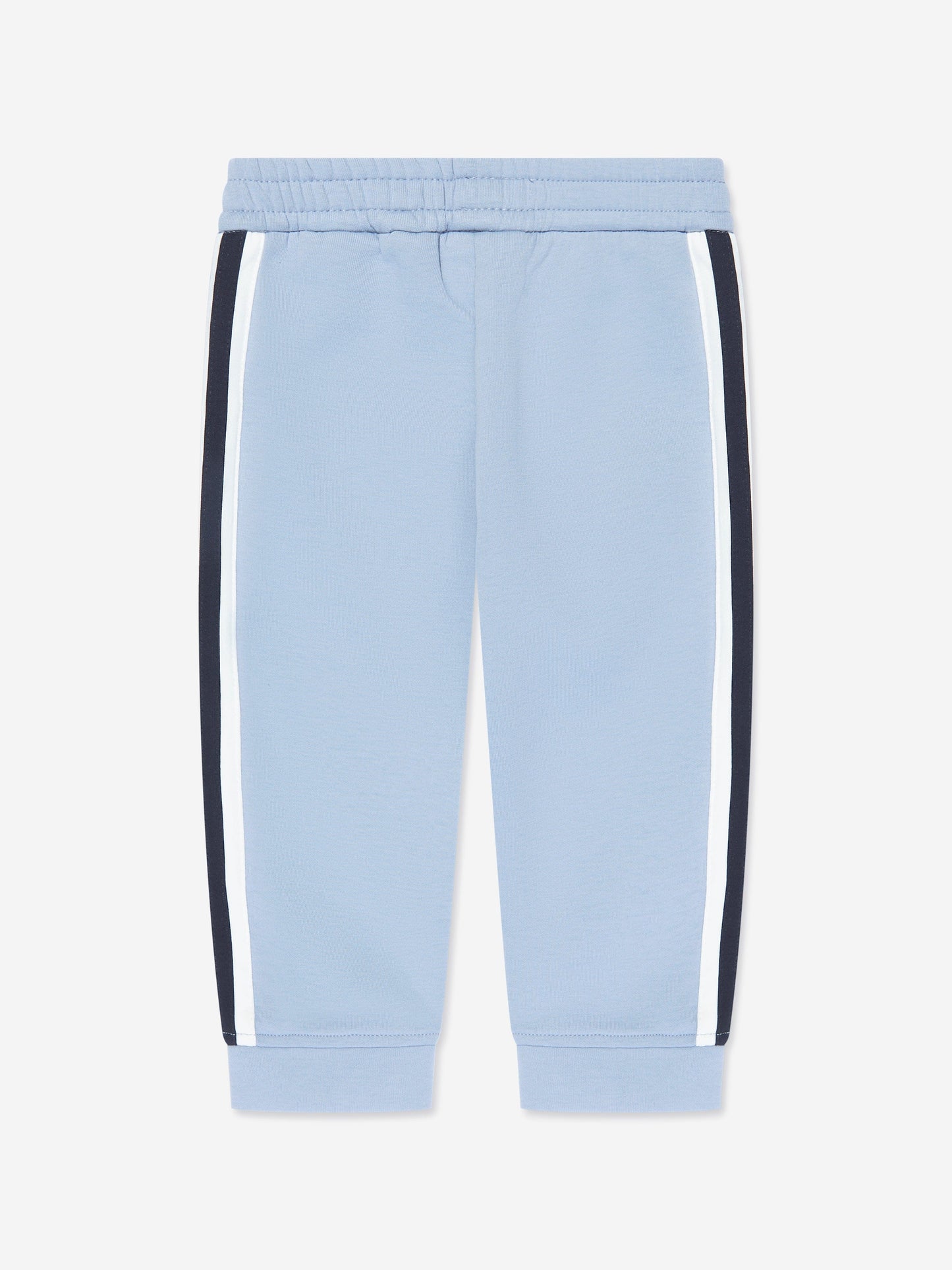 Emporio Armani 男婴蓝色徽标慢跑裤