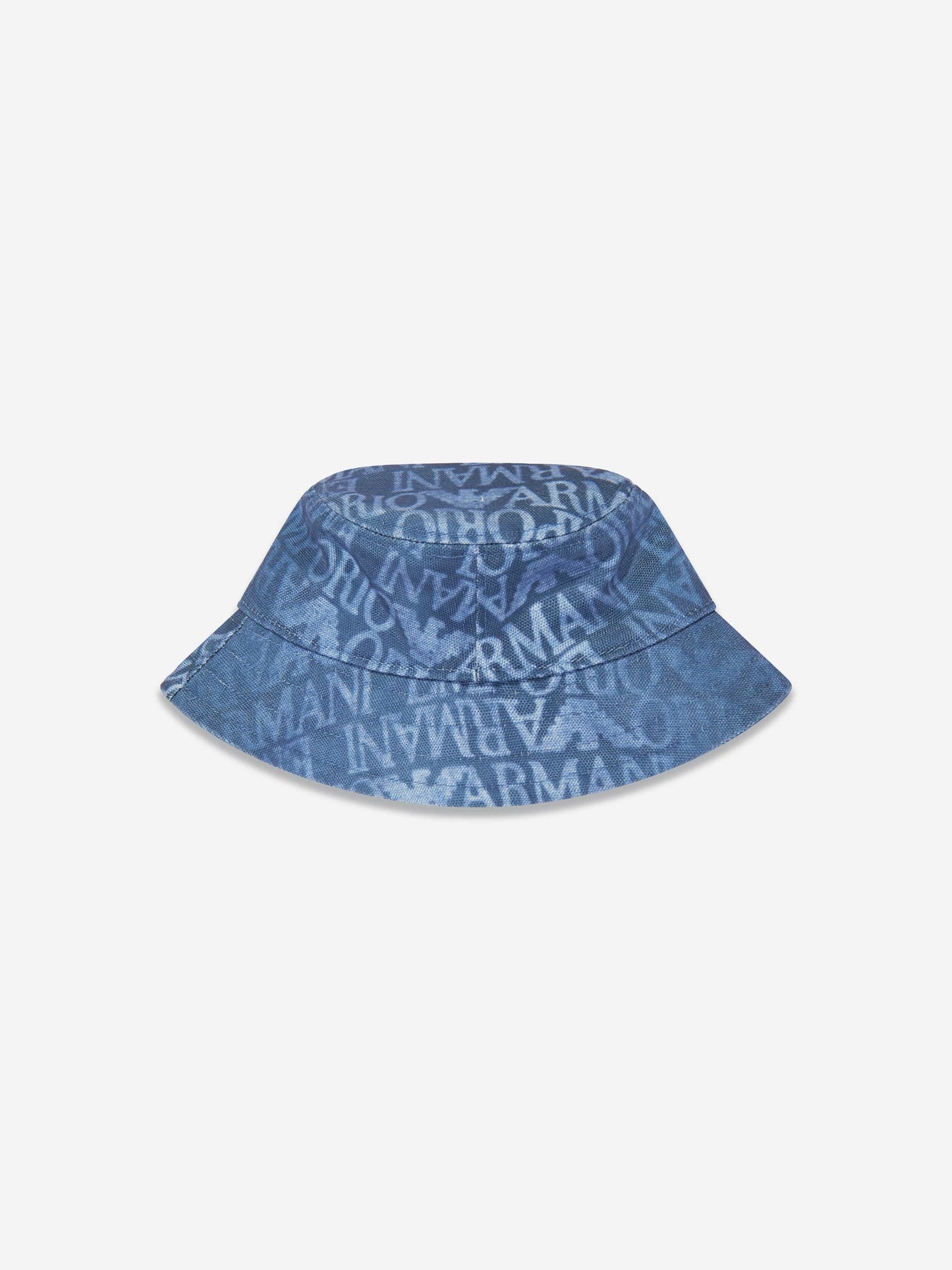 Emporio Armani Kids 徽标渔夫帽（蓝色）