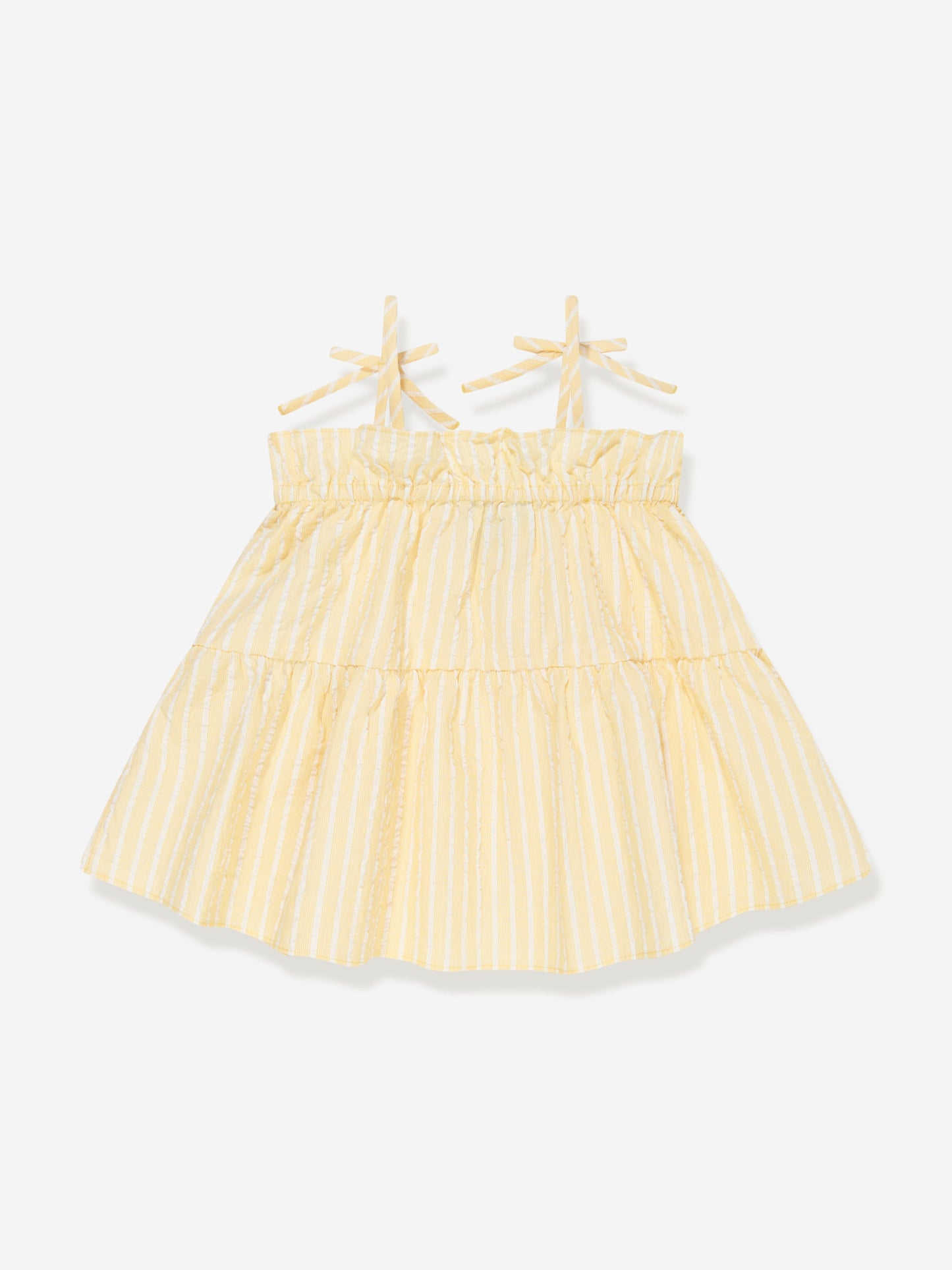 Emporio Armani 女童条纹防晒上衣（黄色）