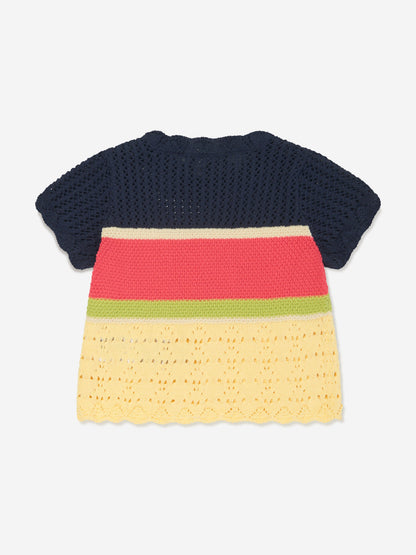 Emporio Armani 女童钩针编织 T 恤（多色）
