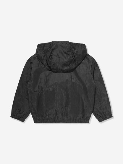 Emporio Armani Boys 可拆卸连帽夹克（海军蓝）