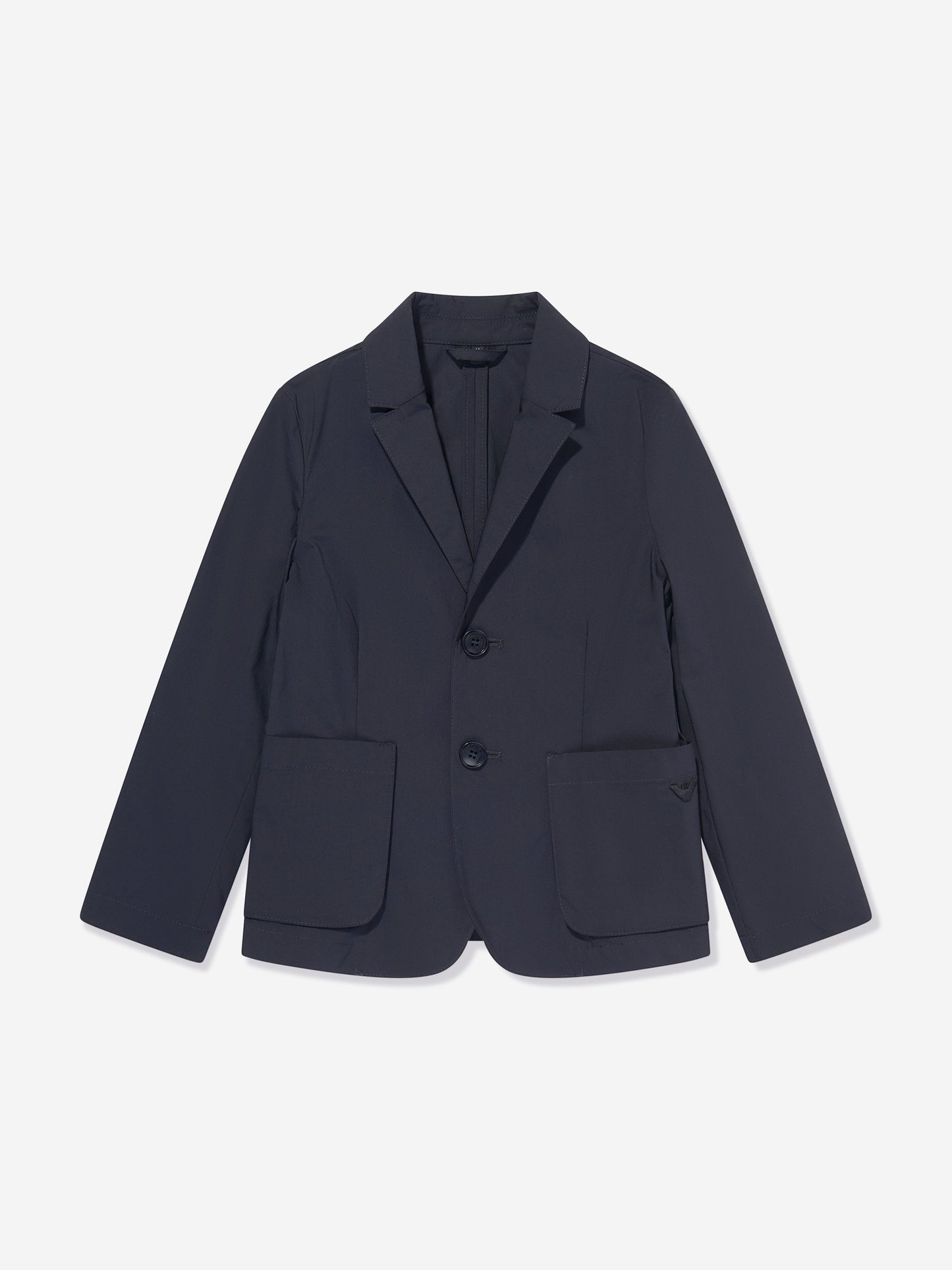 Emporio Armani Boys 海军蓝棉质西装外套