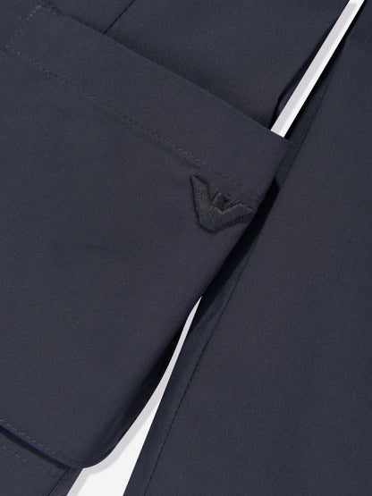 Emporio Armani Boys 海军蓝棉质西装外套