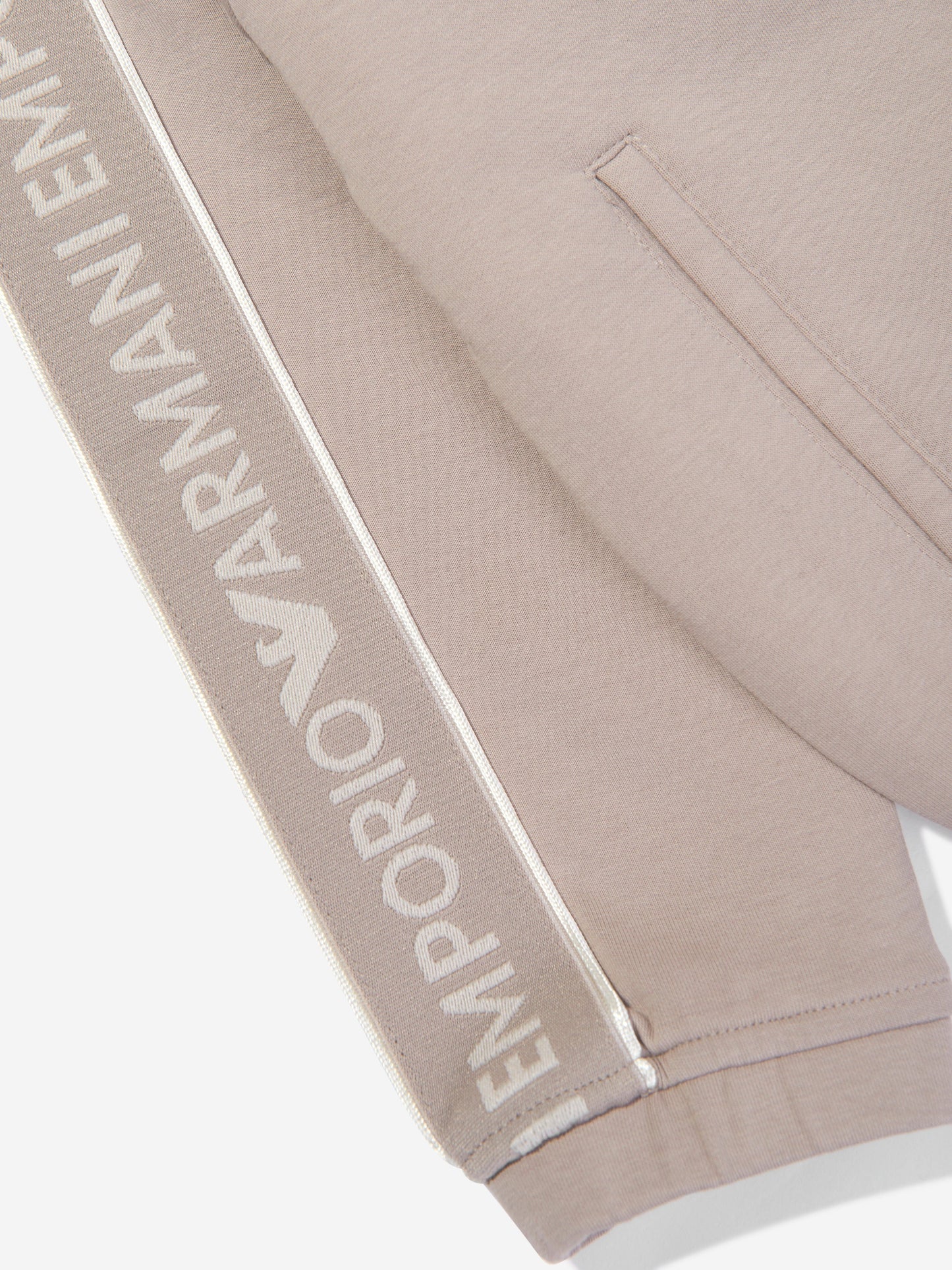 Emporio Armani 男童棕色运动夹克