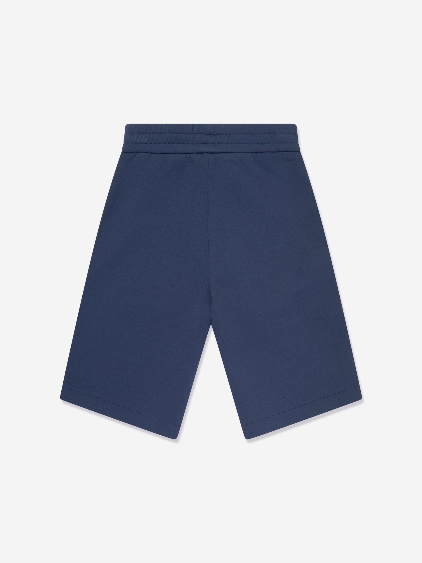 Emporio Armani 男童海军蓝徽标百慕大短裤