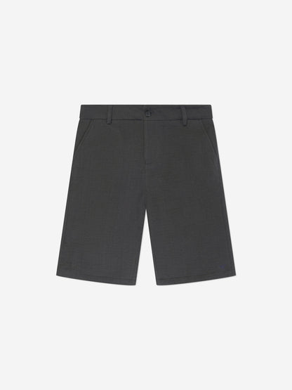 Emporio Armani 男童海军蓝徽标短裤