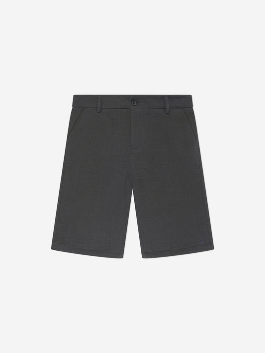 Emporio Armani 男童海军蓝徽标短裤
