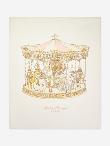 Atelier Choux 女婴旋转木马羊绒毯
