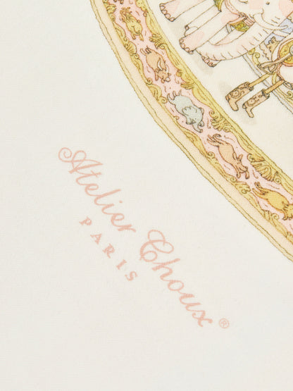 Atelier Choux 女婴旋转木马羊绒毯