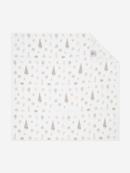 Atelier Choux Baby Boys Sweetie Pie Swaddle in Blue