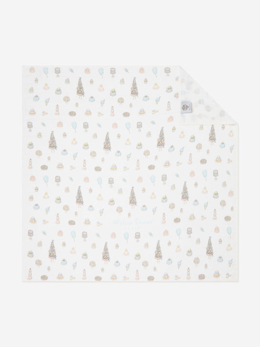 Atelier Choux Baby Boys Sweetie Pie Swaddle in Blue