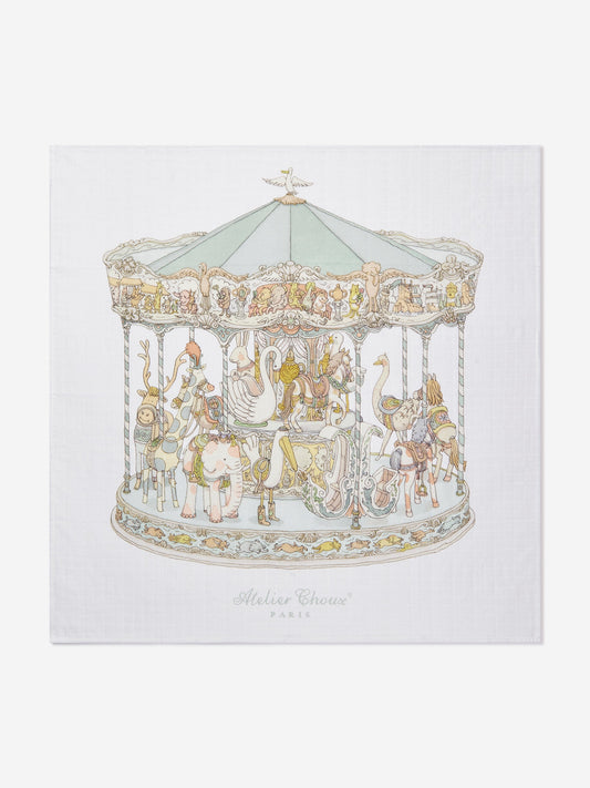 Atelier Choux 婴儿旋转木马襁褓 白色
