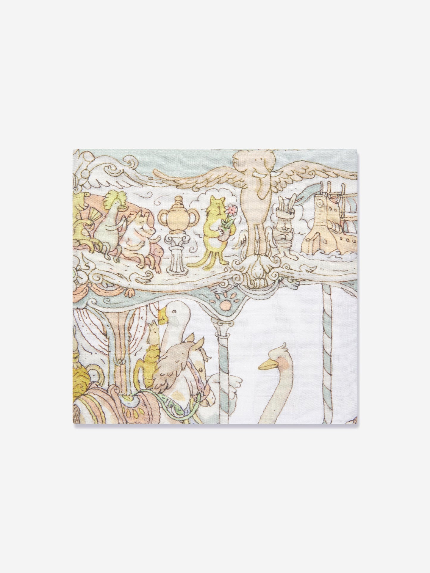 Atelier Choux 婴儿旋转木马襁褓 白色