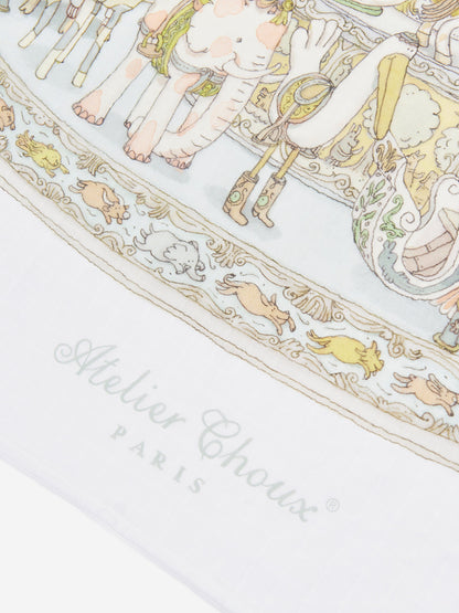 Atelier Choux 婴儿旋转木马襁褓 白色