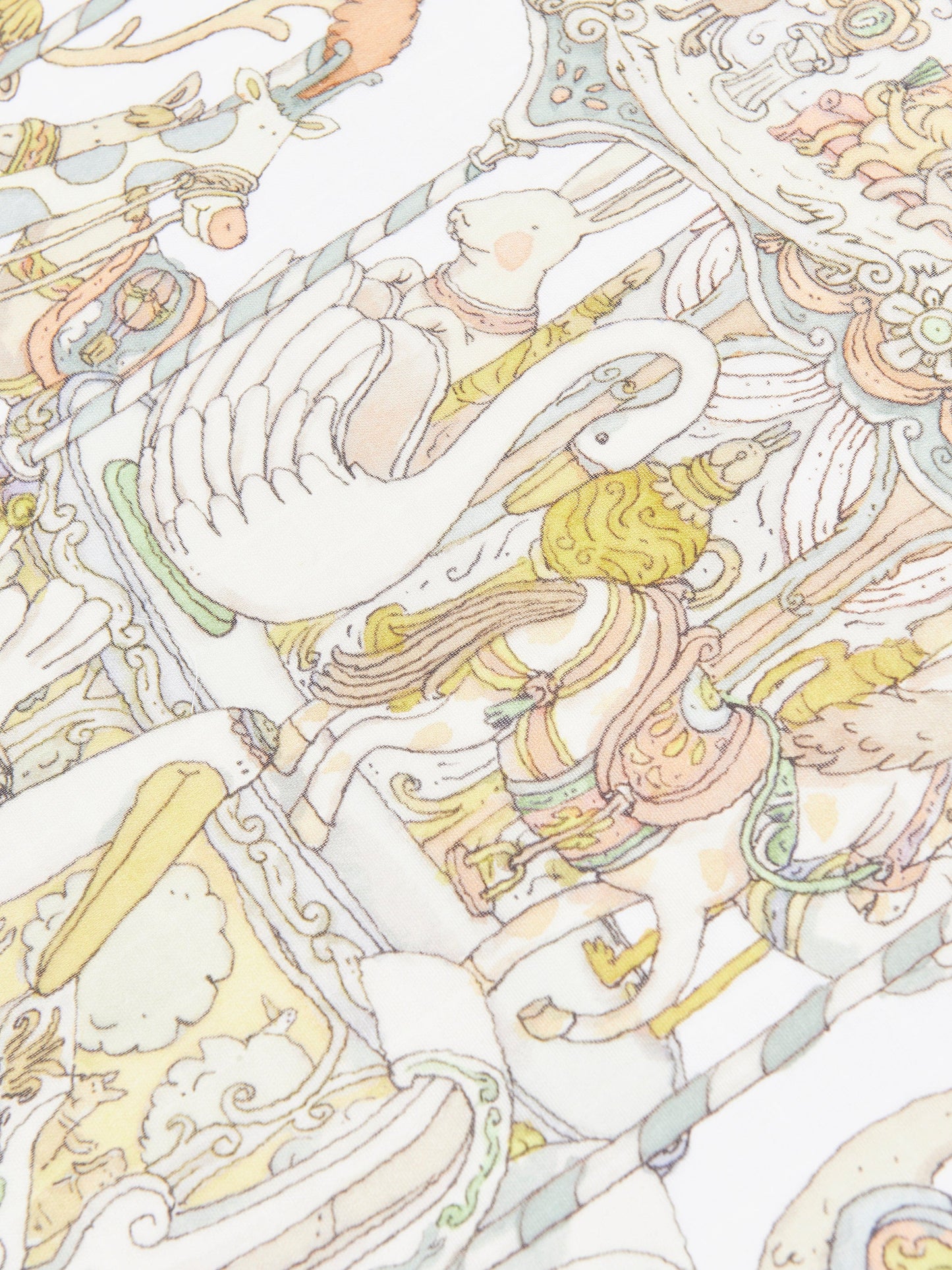 Atelier Choux 婴儿旋转木马襁褓 白色