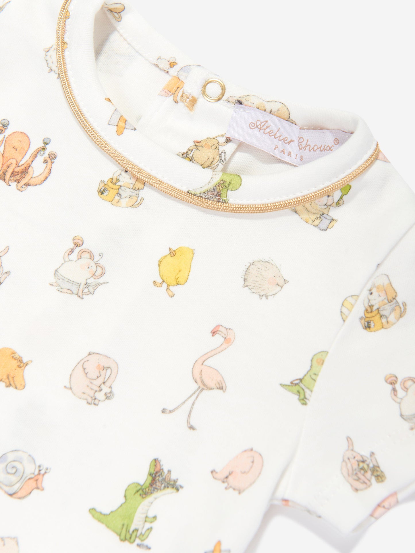 Atelier Choux Baby 经典连体衣 白色