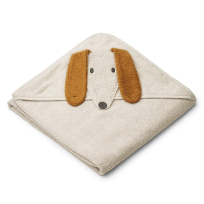 儿童白色连帽浴巾(100x100cm)