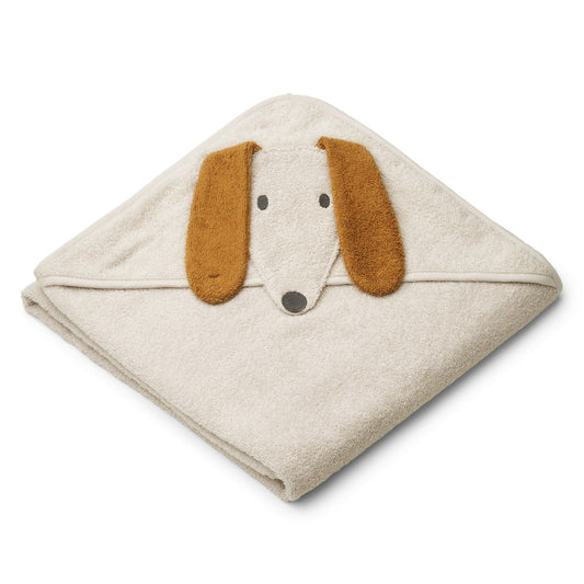 儿童白色连帽浴巾(100x100cm)