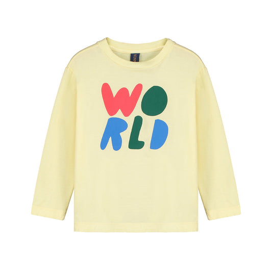 儿童黄色Logo棉T恤
