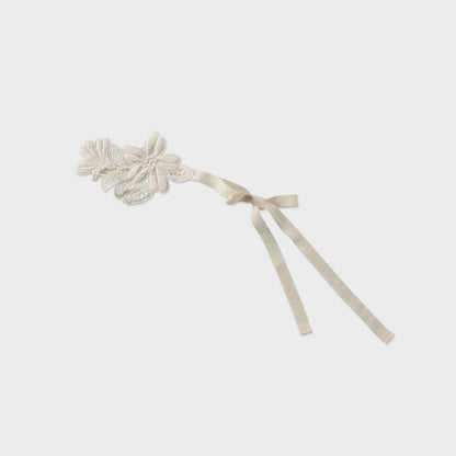女童白色花朵发带