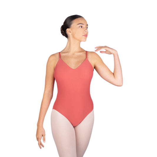 女童桃粉色"Alba"芭蕾舞连体衣