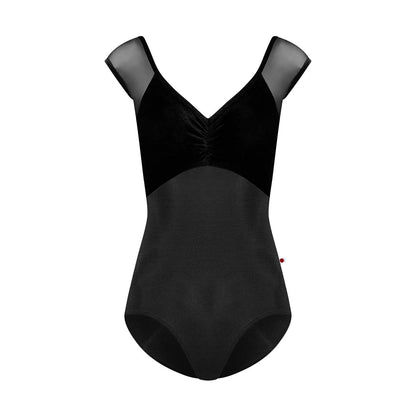 女士黑色"Elli/N-Black/V-Black/Mesh Black/V-Black"芭蕾舞连体衣