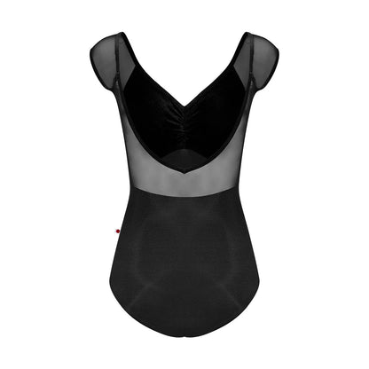 女士黑色"Elli/N-Black/V-Black/Mesh Black/V-Black"芭蕾舞连体衣