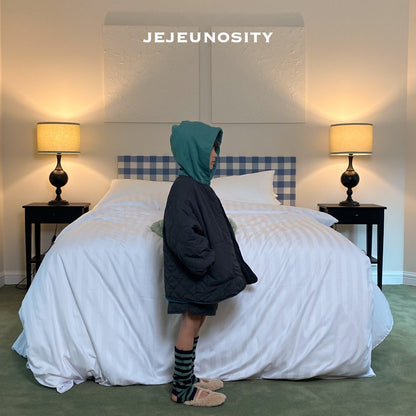 儿童木炭色棉短裤