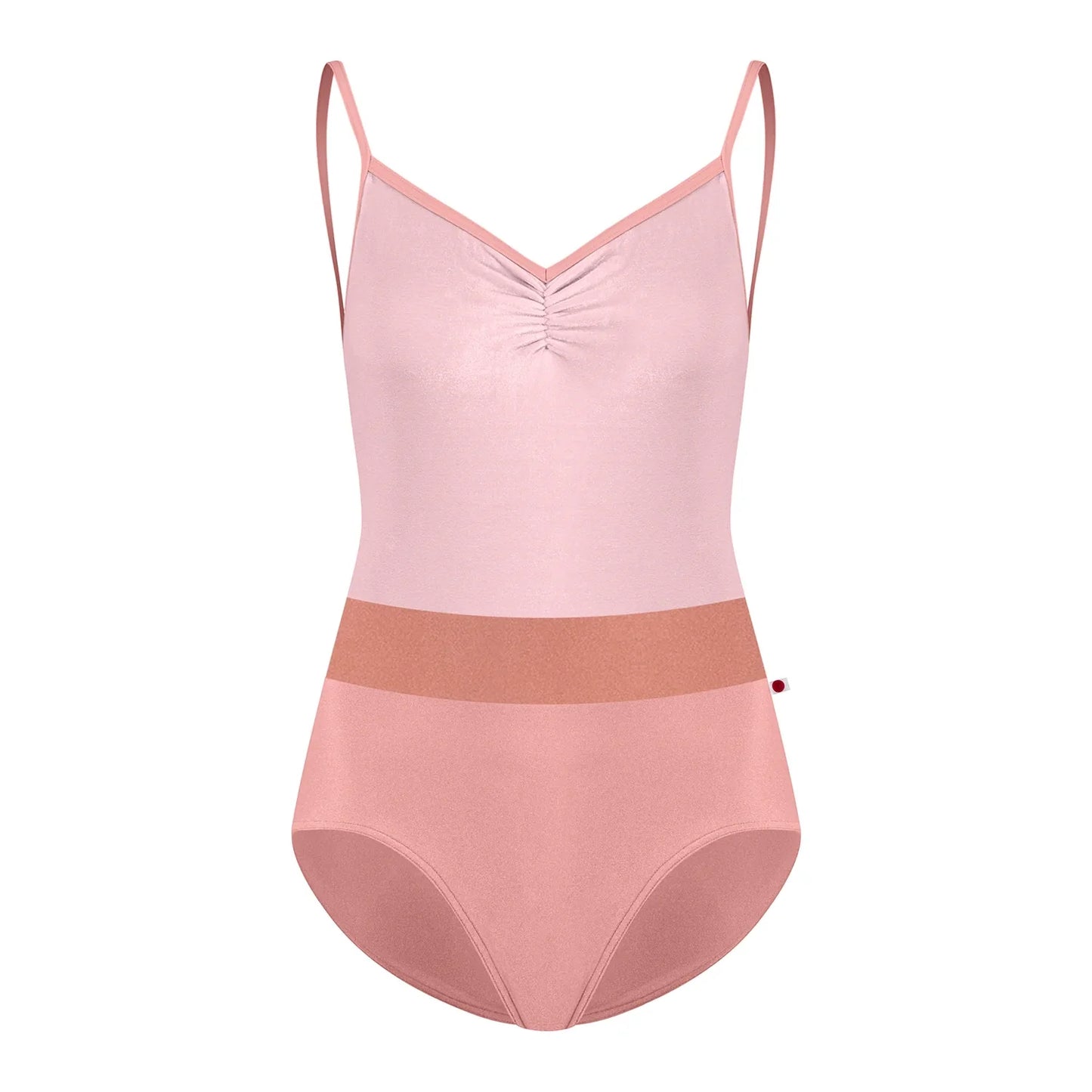 女士玫瑰粉"Micah/N-Antique Rose/V-Dreamy/N-Antique Rose/N-Rosewood"芭蕾舞连体衣